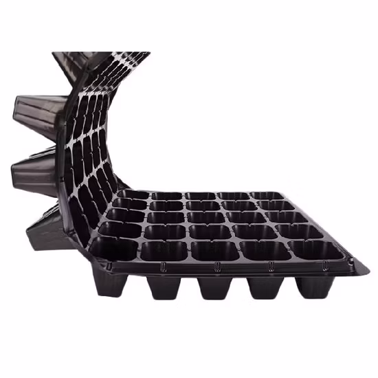 Garden Germination Seed Starter Tray Polystyrene Plastic Rice Seedling Tray Nursery Plug Flower Pot Sprouting Plant Grow Tray