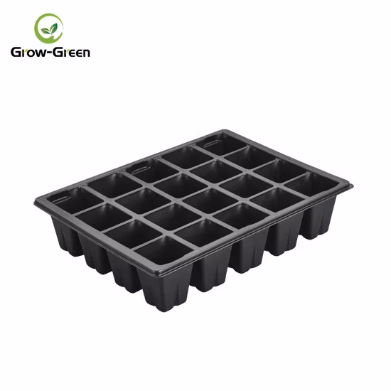 Garden Germination Seed Starter Tray Polystyrene Plastic Rice Seedling Tray Nursery Plug Flower Pot Sprouting Plant Grow Tray
