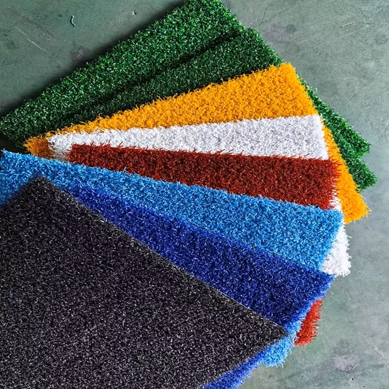 Types côtiers de gazon synthétique/gazon artificiel/faux gazon sur béton autour des piscines