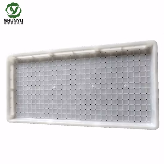 Plateau de démarrage de graines de Germination de jardin, plateau de semis de riz en plastique polystyrène